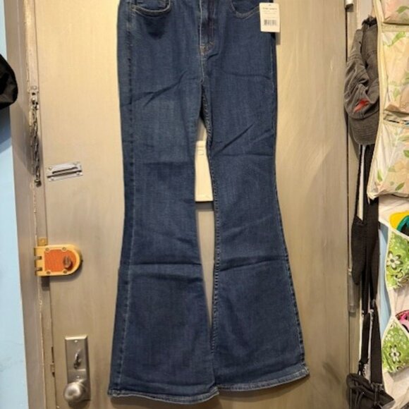 FREE PEOPLE - Just Float On Flare / Bell Bottom Jeans - 1970's blue indigo - Picture 9 of 14